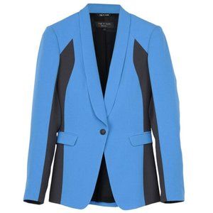 Rag & Bone Jefferson Blazer Colorblock Blue/Black Size 2